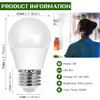 LED Refrigerator Light Bulb, 40W Equivalent LED A15 Bulb, 5W