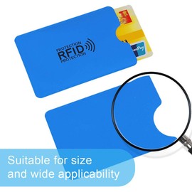XURJUMI Pack of 16 RFID Blocker Protective Case – Credit Card Case for Credit Cards, ID, Bank Cards, Security Against Data Theft