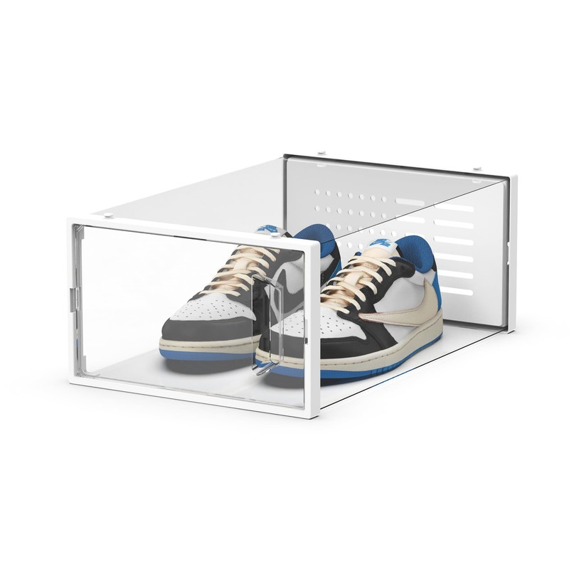 SEE SPRING Large 12 Pack New Stackable Shoe Storage Box,