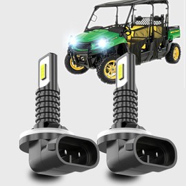 TJJTGBR Compatible for Deere Gator 590i S4 590M 625i 825i 855d AM144881 LED Bulbs, 886/894/896/881 Light Bulbs, Plug N Play, 300% Brightness, 6000K White 12V Light Bulbs, 2-Pack