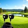 Rosojodg 2Pcs Black Golf Putter Clip on Putter Clamp Holder,Convenient