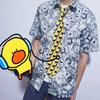NECOTIA Men's Necktie, 3.1 inches (8 cm), Cute Yellow Duck
