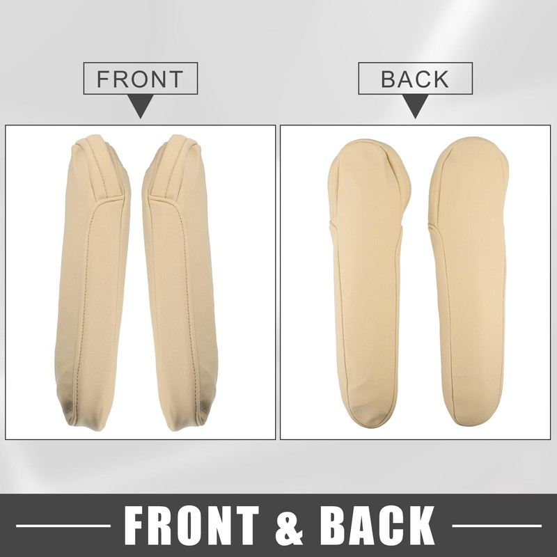 A ABSOPRO Car Armrest Covers Folding Armrest Covers Bucket Seat