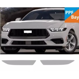 Unbranded For Ford Mustang 2024 Headlights Paint Protection Film PreCut PPF