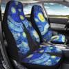 LACIYISON Starry Night Pattern Thicker Car Seat Covers Comfortable Cozy