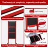 Ainai Step Ladder,Aluminum Ultra Thin Folding Step Stool,400 Lbs Capacity