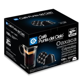 Café Punta del Cielo | Caja con 16 Cápsulas para Preparar Café de la Región Oaxaca Cosecha Premium Compatibles con el Sistema Dolce Gusto Contenido 112 Gramos