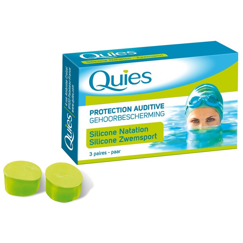 Quies Hearing Protection Silicon Swimming Special – Set of 2