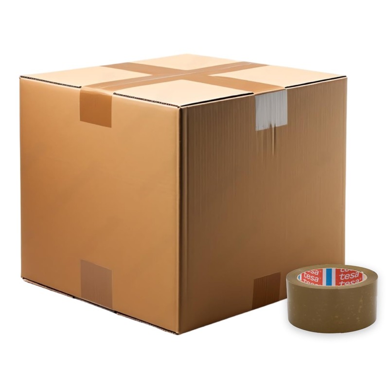 Tesa 4280 Packaging Tape - 6 Rolls Tape for Packaging,