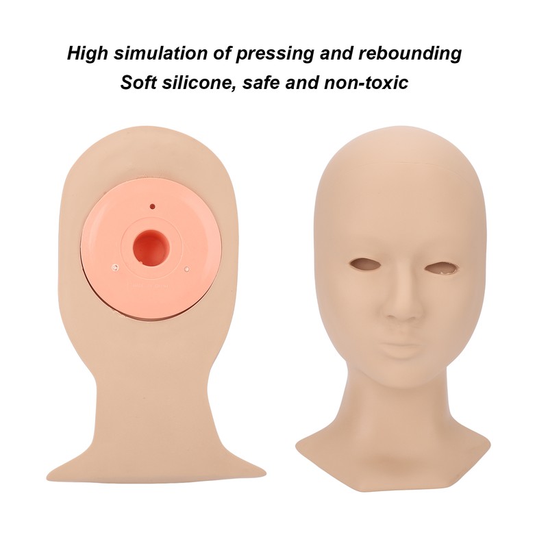 Eyelash Mannequin Head Replaceable Eyes Eyelash Extensions Makeup Massage Acupuncture