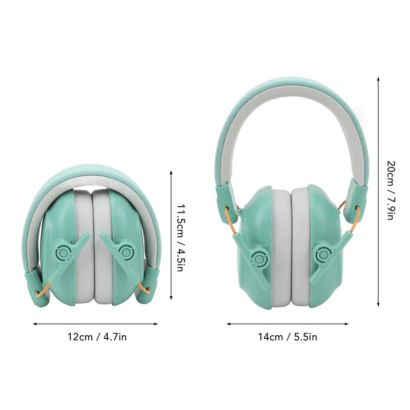 Noise Reduction Safety Ear Muffs 25dB Hearing Protection Earmuffs Sound