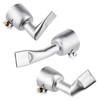 SWIGRANCE Hot Air Welding Nozzles 3Pcs/Set (Straight, 90 Degree and