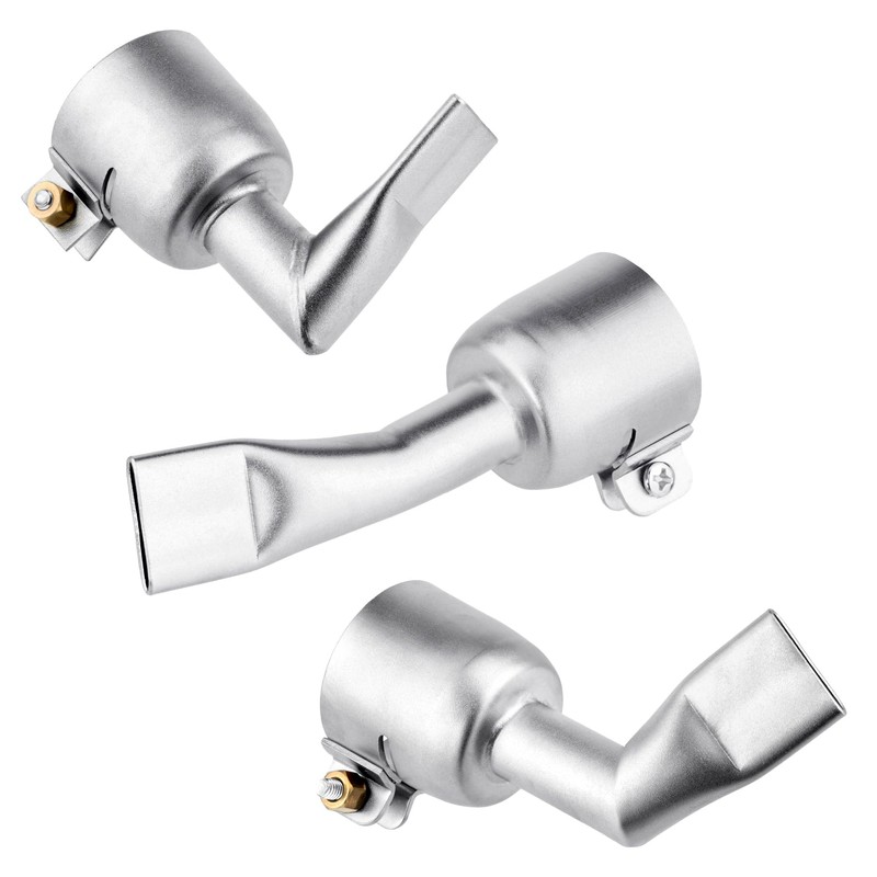 SWIGRANCE Hot Air Welding Nozzles 3Pcs/Set (Straight, 90 Degree and