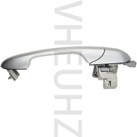 VHEUHZ Chrome Door Handle Front Right Chrome Plated 147 3 and 5 Door Compatible with Alfa Romeo 147 2001-2010 156073259 Front Right LHD