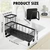 ZYNERY Sink Organizer for Kitchen, Kitchen Sink Organiser with Automatic