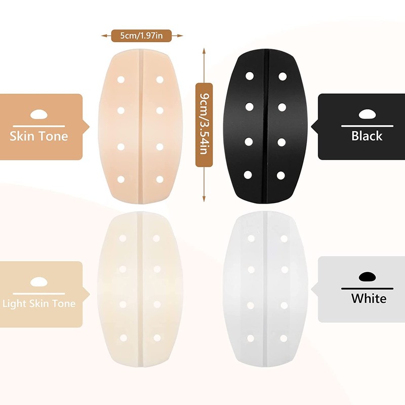 EIMGO Silicone Bra Strap Cushions Holder Non-Slip Comfort Shoulder Protectors
