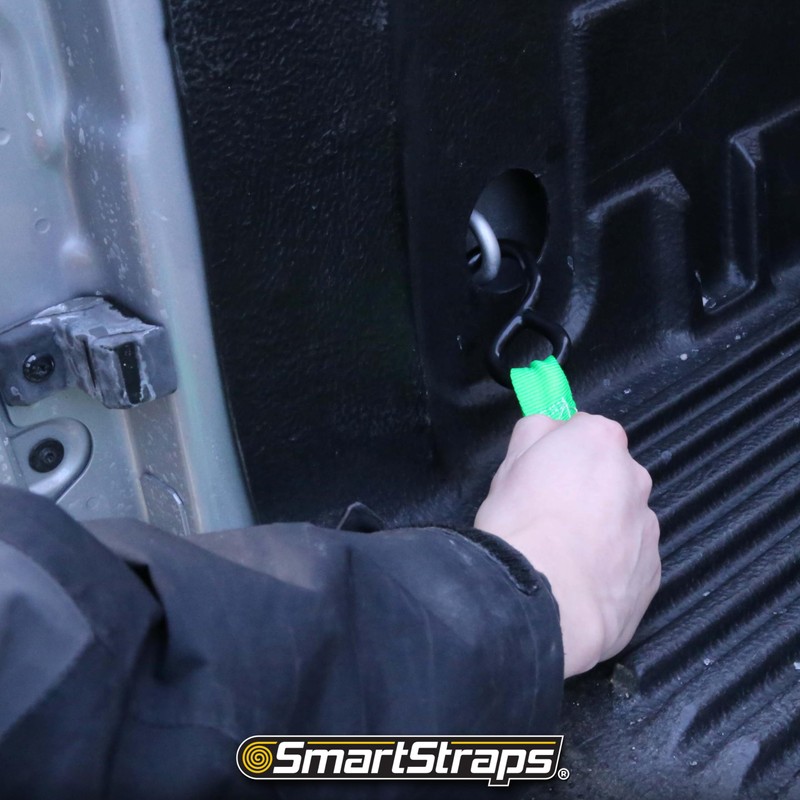 SmartStraps Ratchet Straps - 6ft GRN Padded Ratchet 2pk 1,500lb