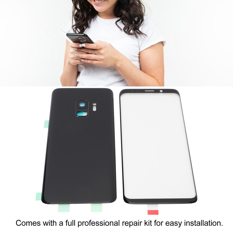 Back Glass Cover Housing Door Pre Installed Lens Waterproof Adhesive