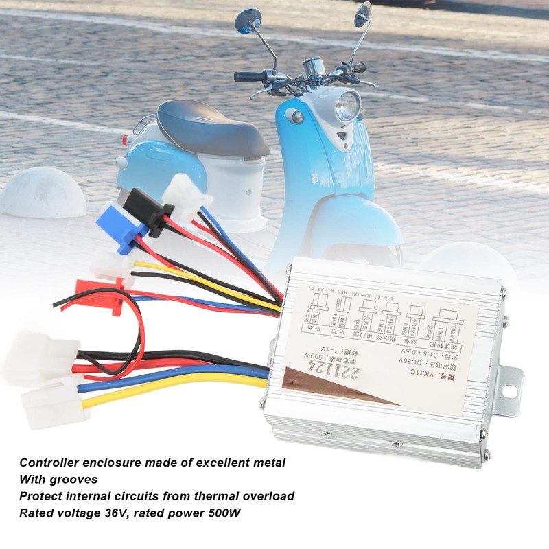 Electric Bicycle Brushed Controller Aluminium Alloy Bike Scooter Parts Accessories