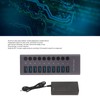 10 Port USB3.0 Hub Splitter Independent Power Supply Charging Data