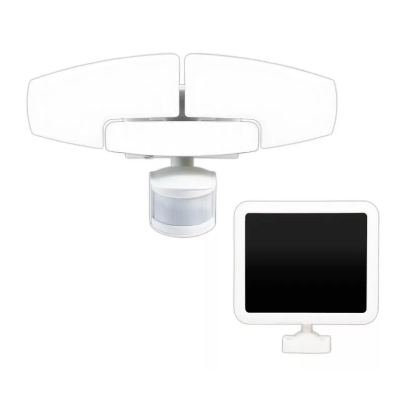 Sunforce Lampara Solar De Seguridad Sensor De Movimiento Triplecabeza