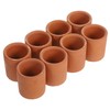 KONTONTY 8pcs Mini Ceramic Basin Earthenware Pot Small Pots for