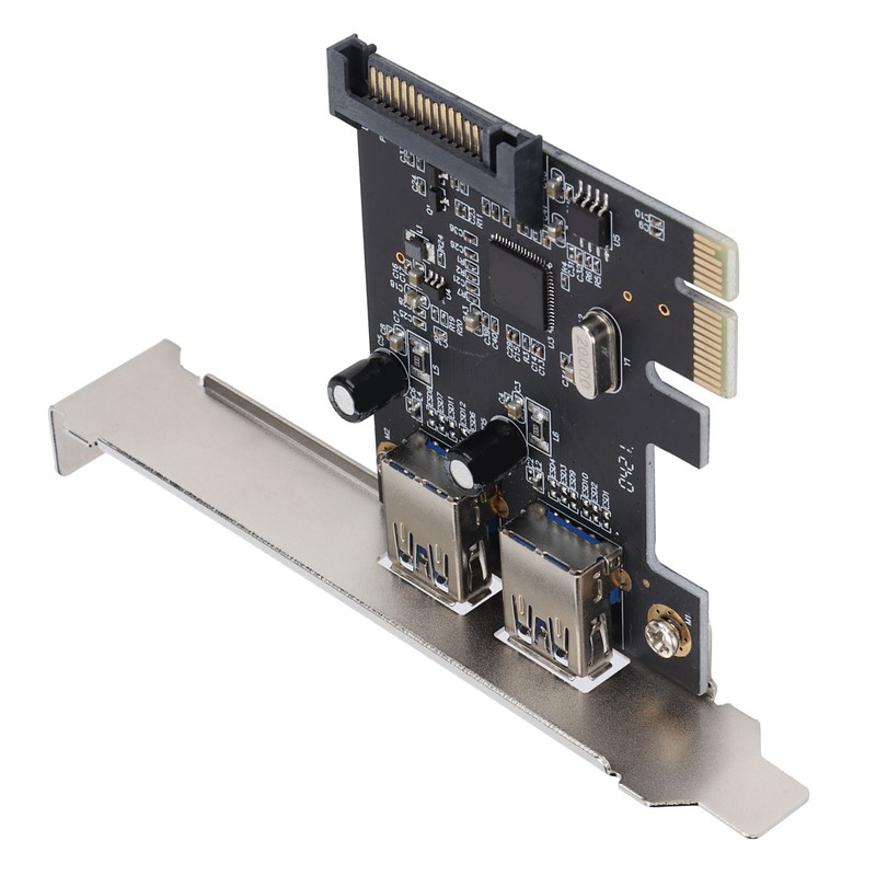 PCIE Expansion Card USB3.0 5Gbps HighDpeed Transmission TwoPort Desktop Computer