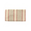 100% Cotton Traditional Terry Roller Towel - Red Stripe