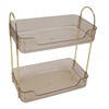 Double Layer Makeup Stand Modern Light Luxury 2 Tier Makeup