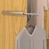 11.8-Inch Extending Closet Rod, Organization Rack for Valet, Ties and