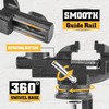 STEINBRÜCKE 3.3"Movable Home Vice Dual-Purpose Combined 360°Swivel Base Work For