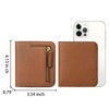 GAEKEAO Women's Wallet RFID Blocking Leather Compact Bi-fold Wallet for