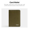 Coach Men's Card Wallet in Natural Grain Leather, Olive