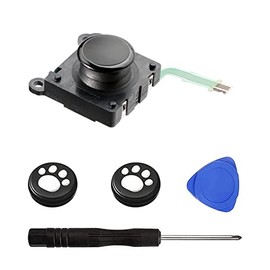 CHENLAN Joystick Button 3D Rocker Analog ThumbStick Replacement for Sony PSV 2000 PS Vita 2000 2001 Black
