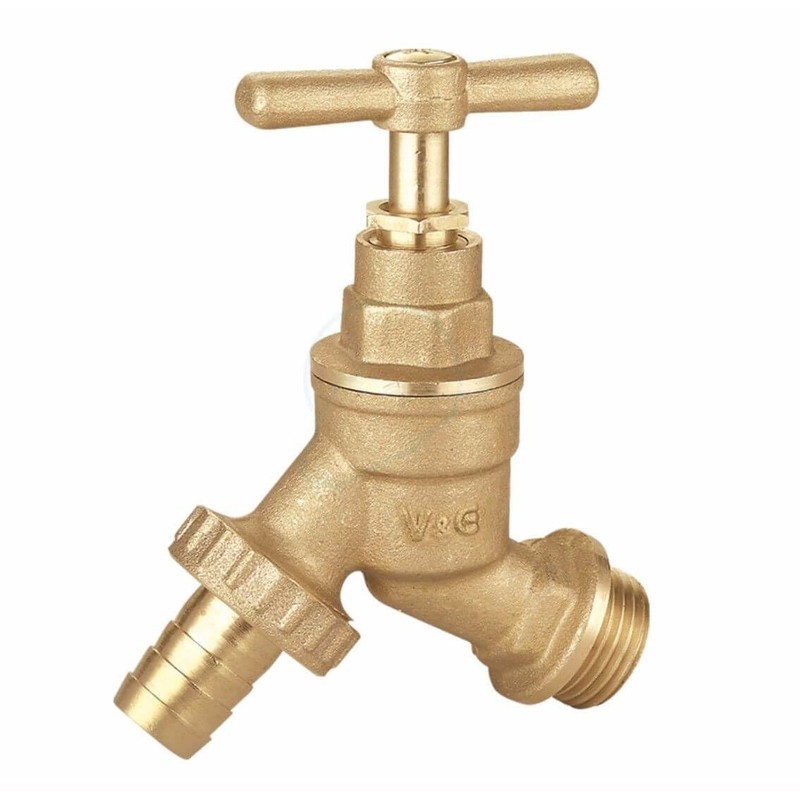 UKDeals Direct® Outdoor 1/2'' Garden Tap, Through Tube, Wall Flange