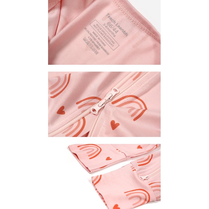 Teach Leanbh Baby Boys Girls 2 Pack Bamboo Viscose Pajamas