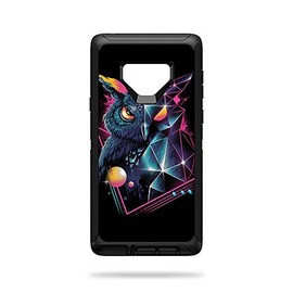 MightySkins Skin Compatible with Defender Galaxy Note 9 - Outrageous Owl | Protective, Durable, and Unique Vinyl Decal wrap Cover | Easy to Apply, Remove, and Change Styles | Made in The USA