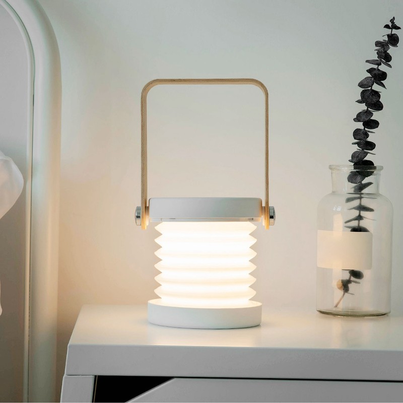 Bedside Lamp 360 Degrees Rotatable Folding Desk Reading Lamp Outdoor