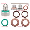 Dsnaduo M12.1-1.5 x 15mm Oversize Piggyback Oil Drain Plug, Stainless