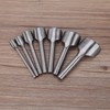 7pcs /set DIY Leather Carft Half Round Punch Belt End