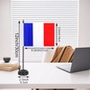 JBSJBS France Desk Flag 12" Solid Pole Deluxe Set French