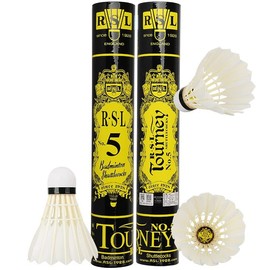 RSL No.5 Tourney Badminton Shuttlecock Birdy 12-Pack (speed-77)