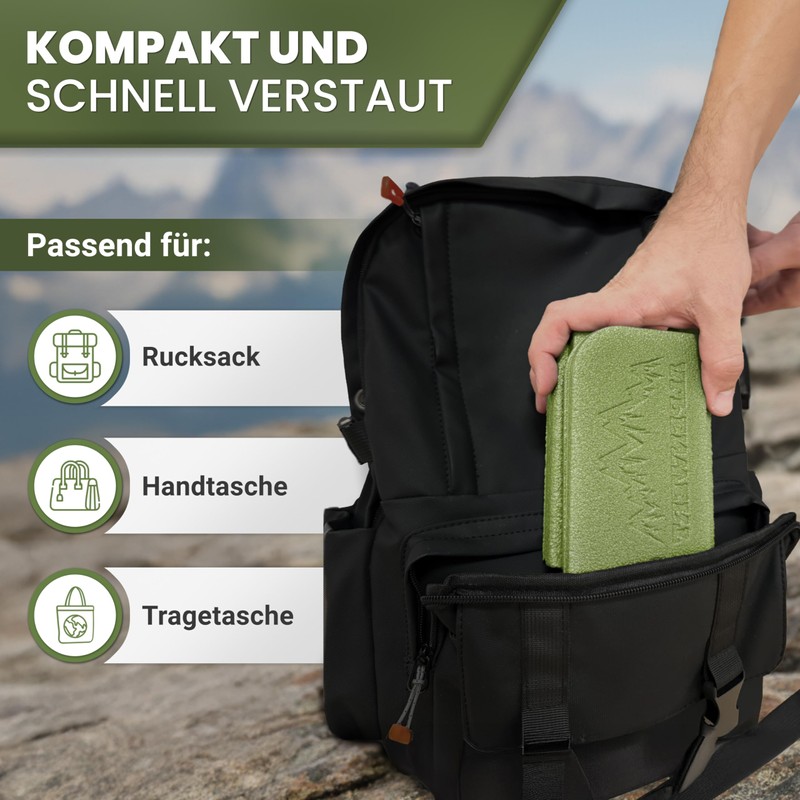 Alpenwert Outdoor Foldable Seat Cushion [Set of 2] – Waterproof