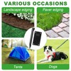 24 Pack Plastic Landscape Edging Anchoring Stakes, 9.8 Inch Heavy