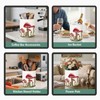 BOXJINCO Mushroom Kitchen Decor, Ceramic Utensil Holder Bee Decor, 6.5