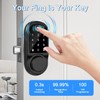 Smart Fingerprint Door Lock, Keyless Entry Door Lock with App