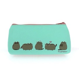 Pusheen Zipper Pencil Case (Aqua, Brand New)