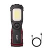 Impact-Resistant Rechargeable LED Work Light, 1000LM, Corrosion-Resistant Lens, Magnetic Base,