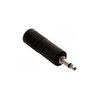 Genérico Adaptador de Plug 3.5 mm a Jack 6.3 mm,