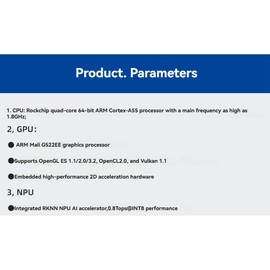 Snblzhef RK3566 Development Board 4G+16G ARM Microcontroller 4K@60fps WiFi-BT with Wired Network for Linux Android